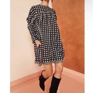 Ulla Johnson Fanny Noir Fringes Mini Dress size 2